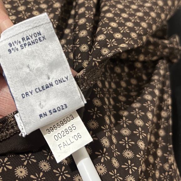 Gap Women’s Retro Faux Wrap MIDI Dress w/ Waist Tie Fall Casual Dress Sz-M - Picture 6 of 7